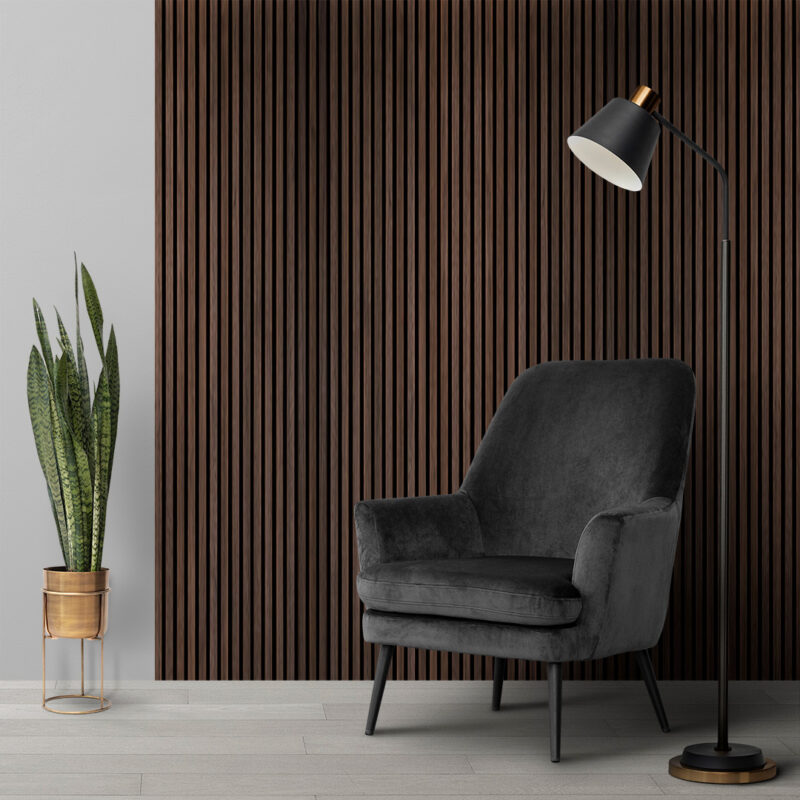 پنل چوبی با روکش چوب گردو مدل Brown Walnut