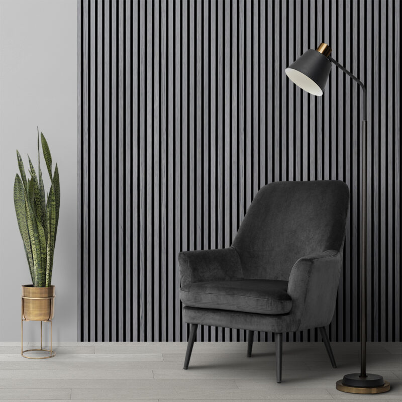 پنل چوبی با روکش چوب اَش مدل Light Gray Ash2