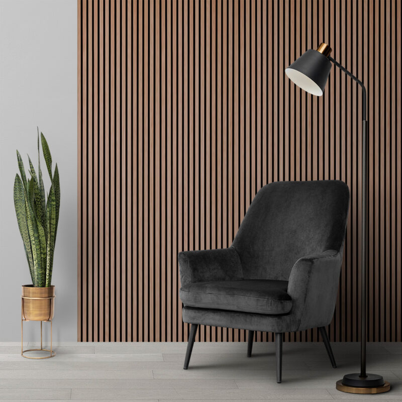 پنل چوبی با روکش چوب بلوط مدل Brown Oak