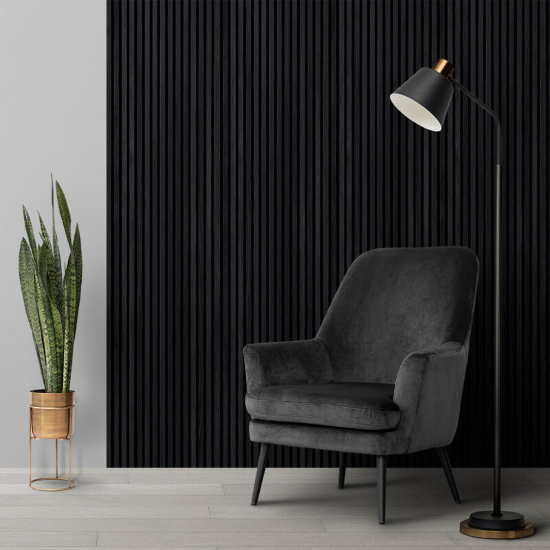پنل چوبی با روکش چوب بلوط مدل Black Oak
